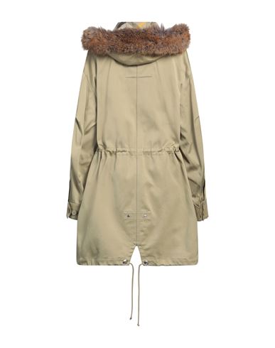 Woman Coat Green Size L Cotton
