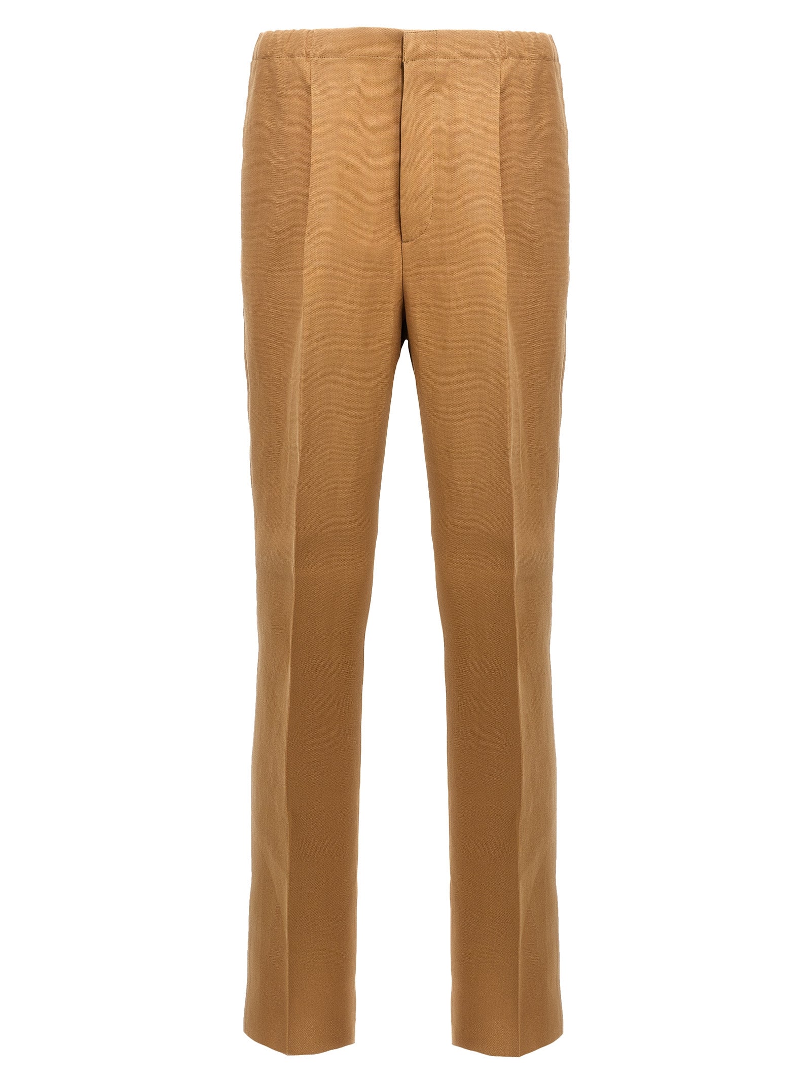 Paper Canvas Trousers — Beige