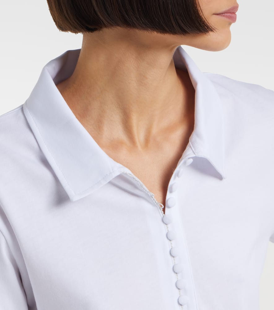 Cotton jersey polo shirt