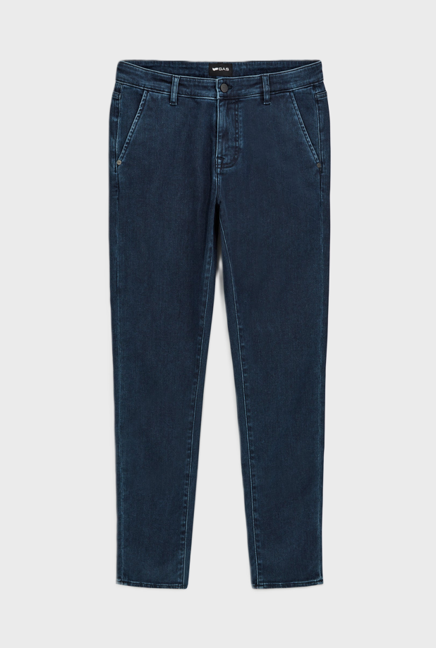 Dark blue chino jeans