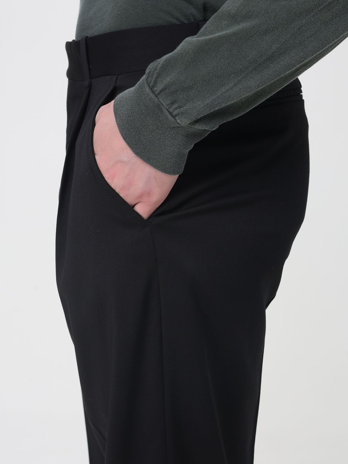 Pants Men color Black