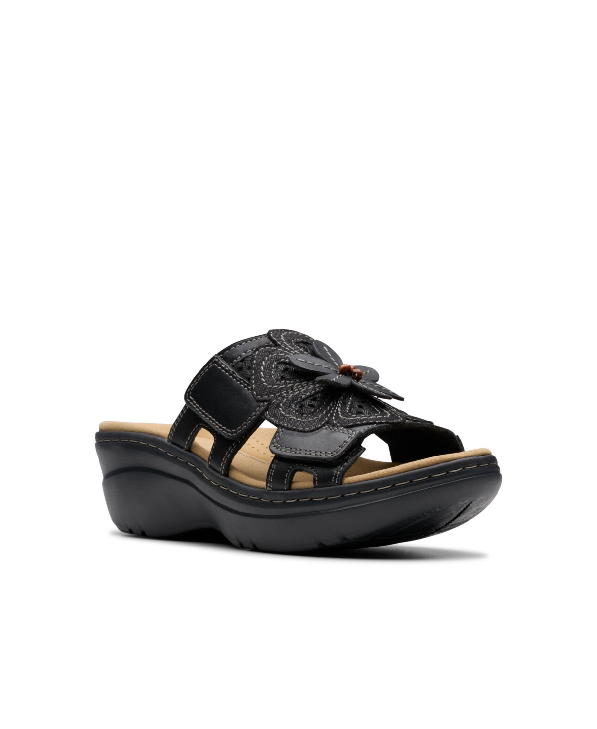 Collection Women's Merliah2 Belle Wedge Sandals - Black Combi Leather