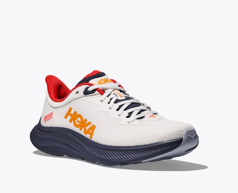 HOKA Men's Solimar Shoes in White/Nautical Dusk