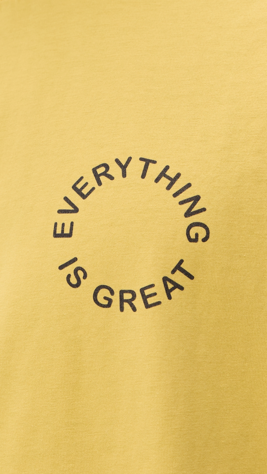 Everything Is Great T-Shirt Yellow