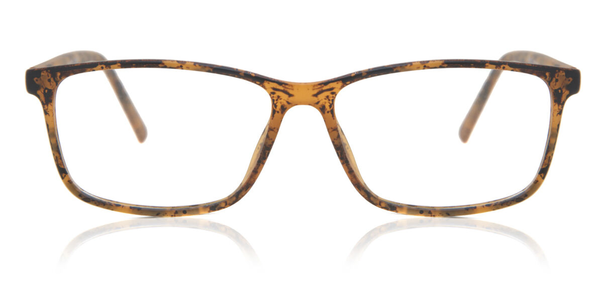 Square Full Rim Plastic Men's Prescription Eyeglasses Online Tortoiseshell Size 55 - Free Lenses - Blue Light Block Available - SmartBuy Collection