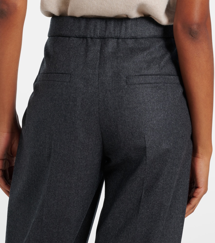 Baggy Sartorial high-rise wool straight pants