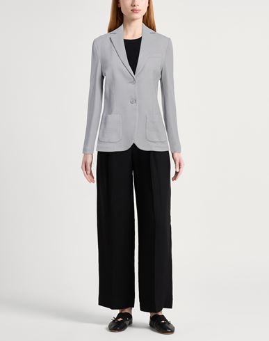 Circolo 1901 Woman Blazer Light blue Size 8 Cotton, Elastane