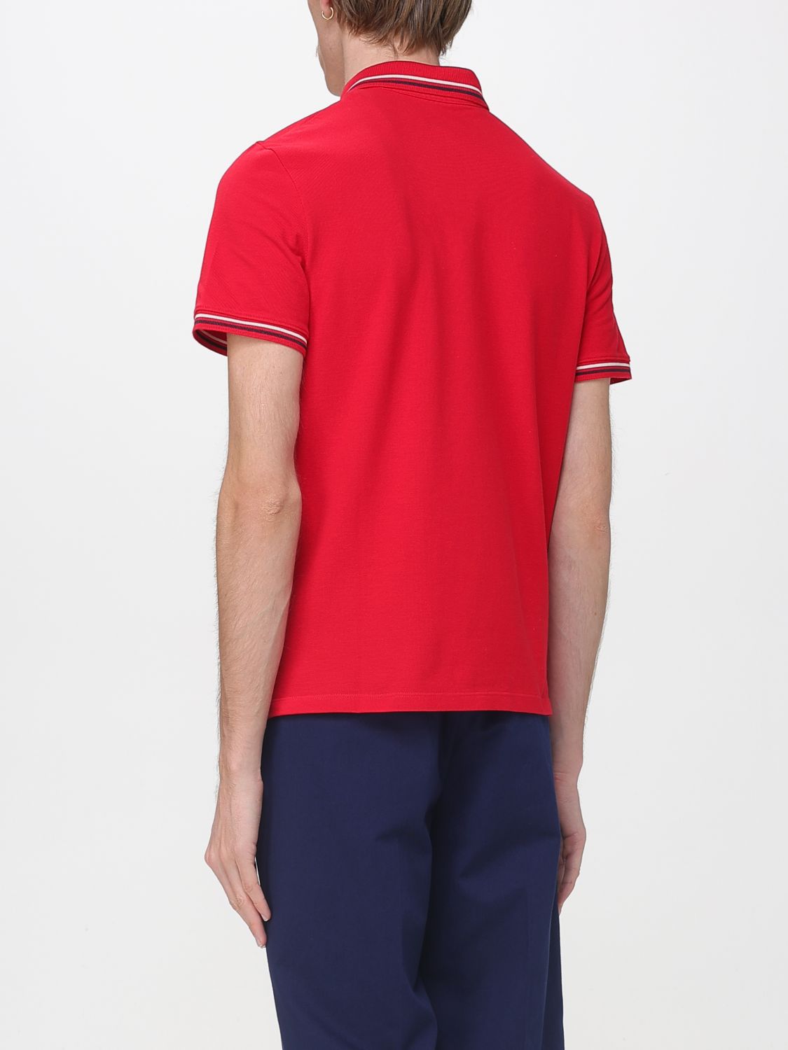 Polo Shirt Men color Red