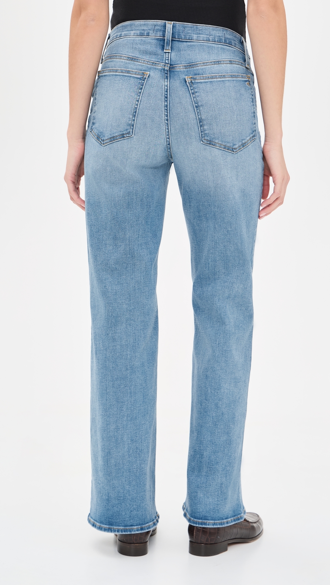 The Wide Leg Maternity Jeans COASTAL BLUE WASH