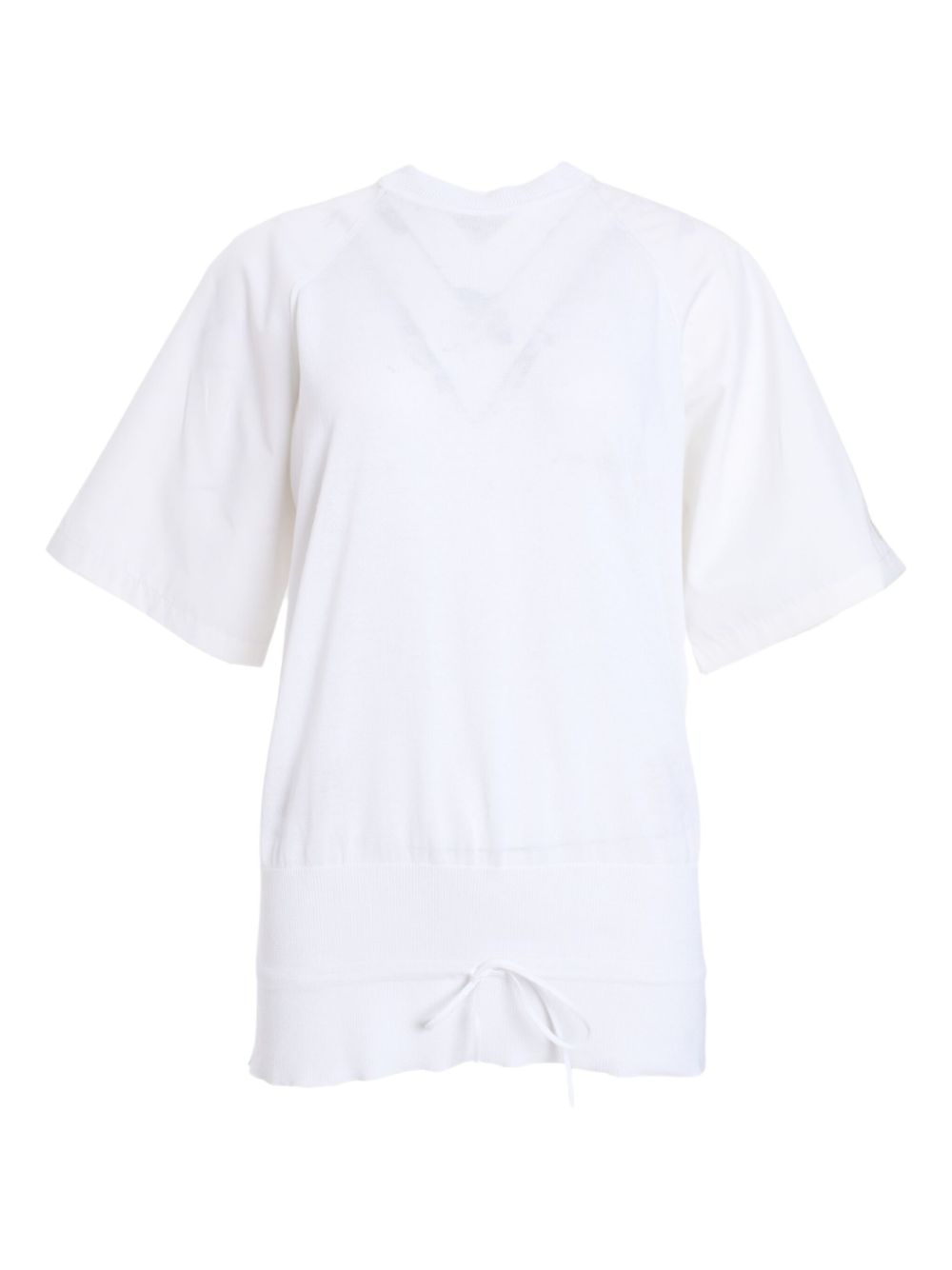 Fabiana Filippi logo-embroidered T-shirt - White