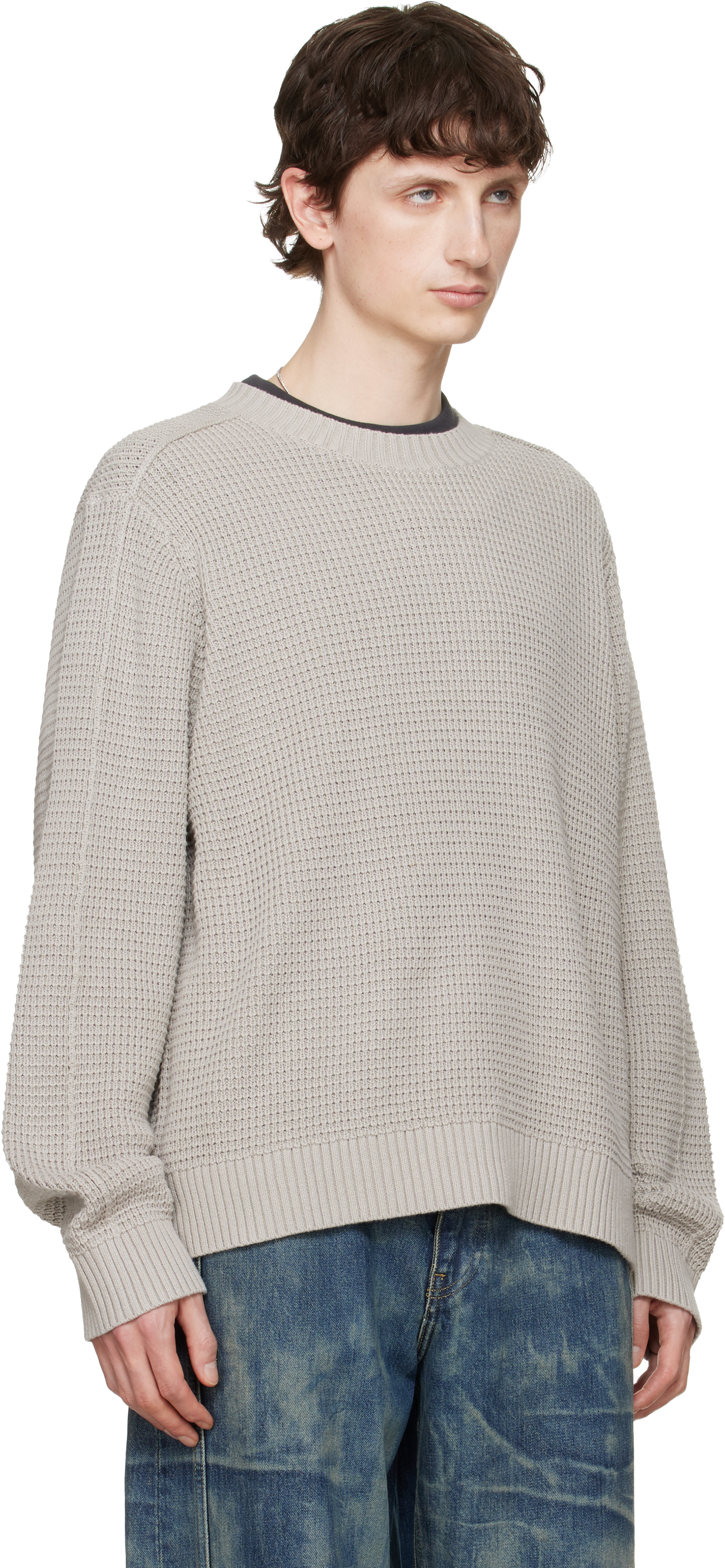 Gray Bently Knit Sweater