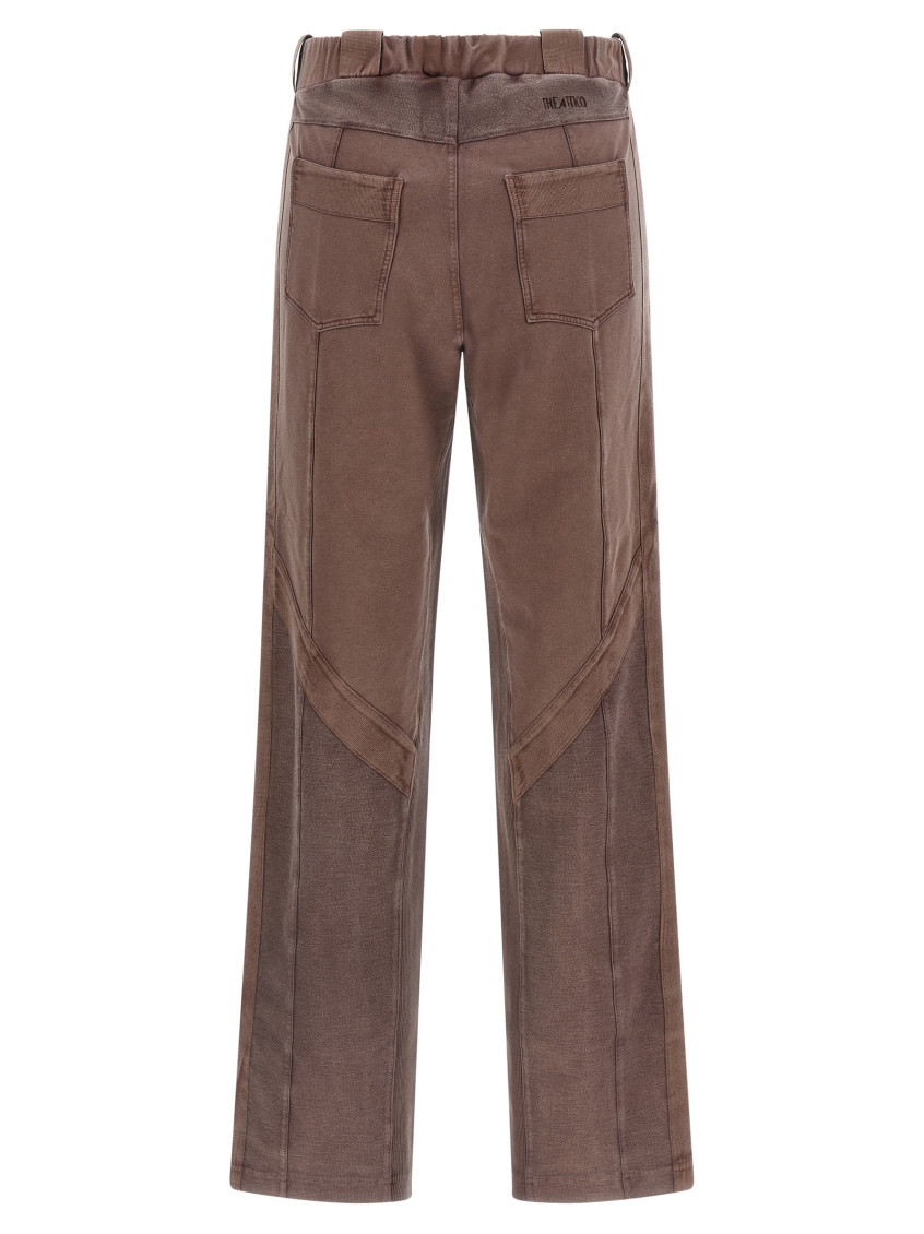 Front Split Pants Brown