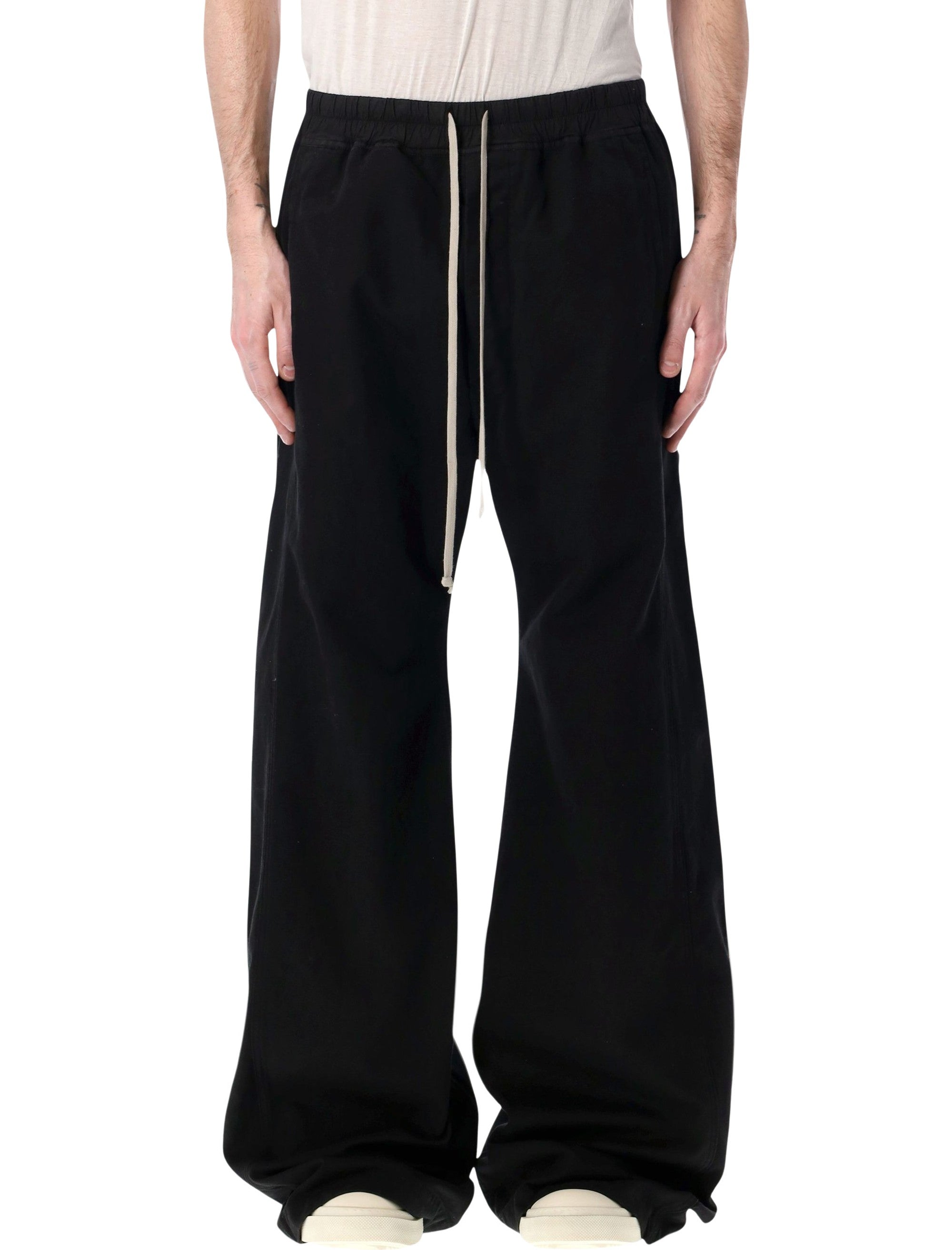 Wide Pusher Trousers in Cotton