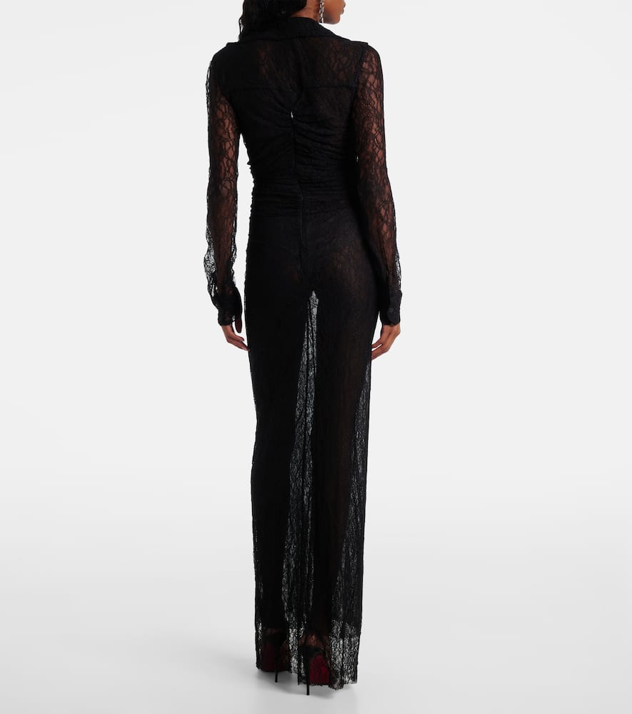 Venus sheer lace gown