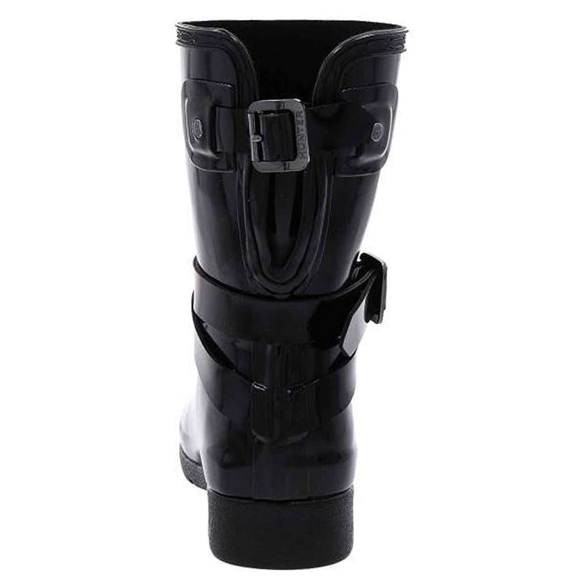 Hunter Refined Gloss Rubber Adjustable Women's Short Wellington Boots
