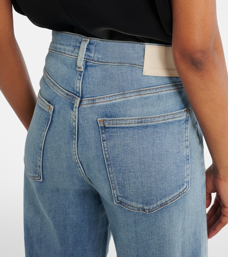 Lyra Patch Pocket flared jeans