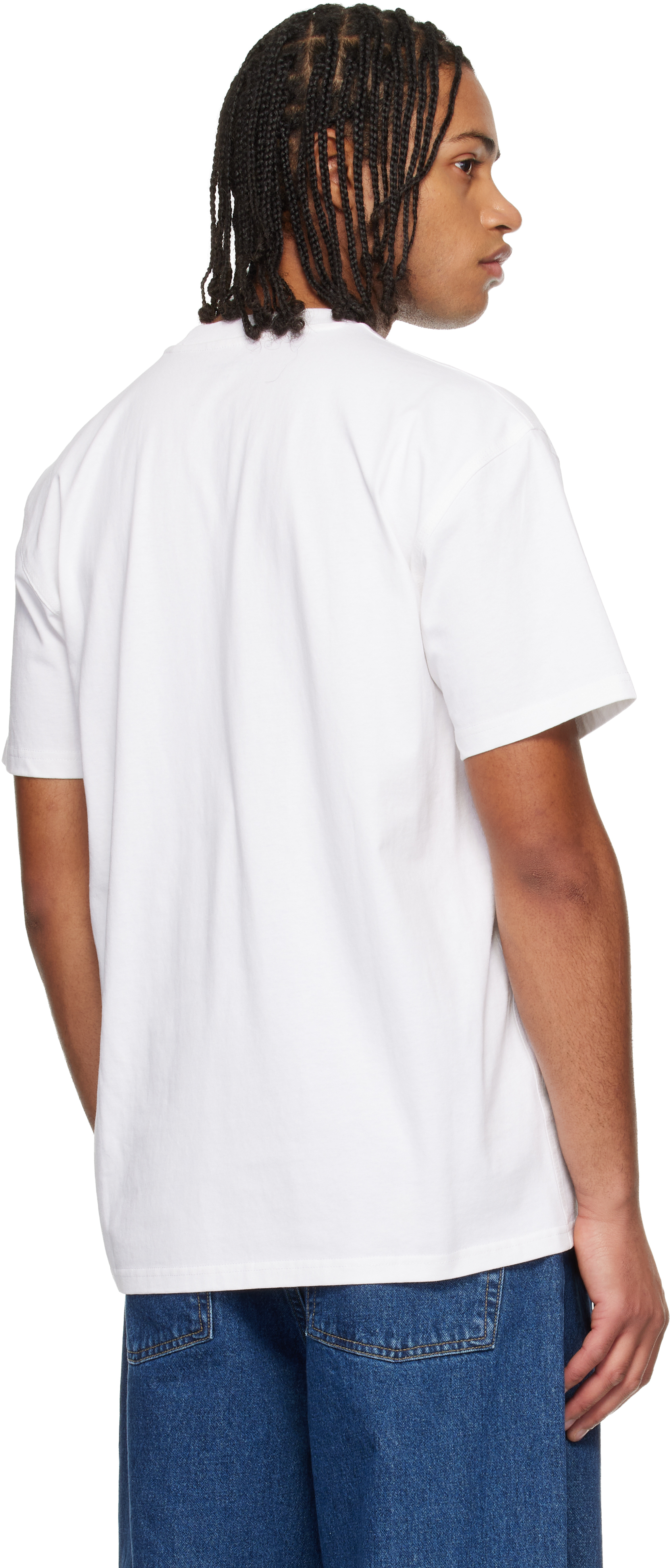 White S/S American Script T-shirt