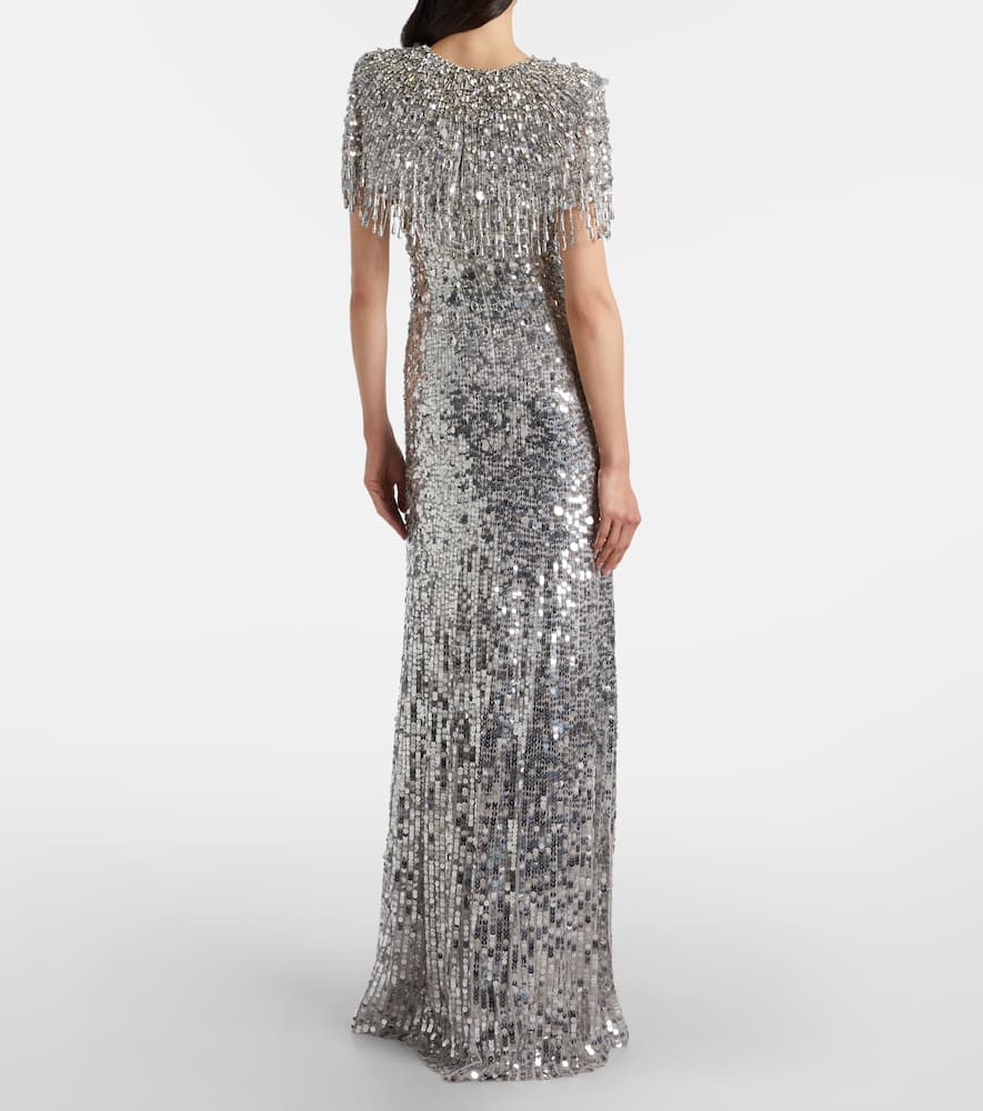 Eugenie sequined gown