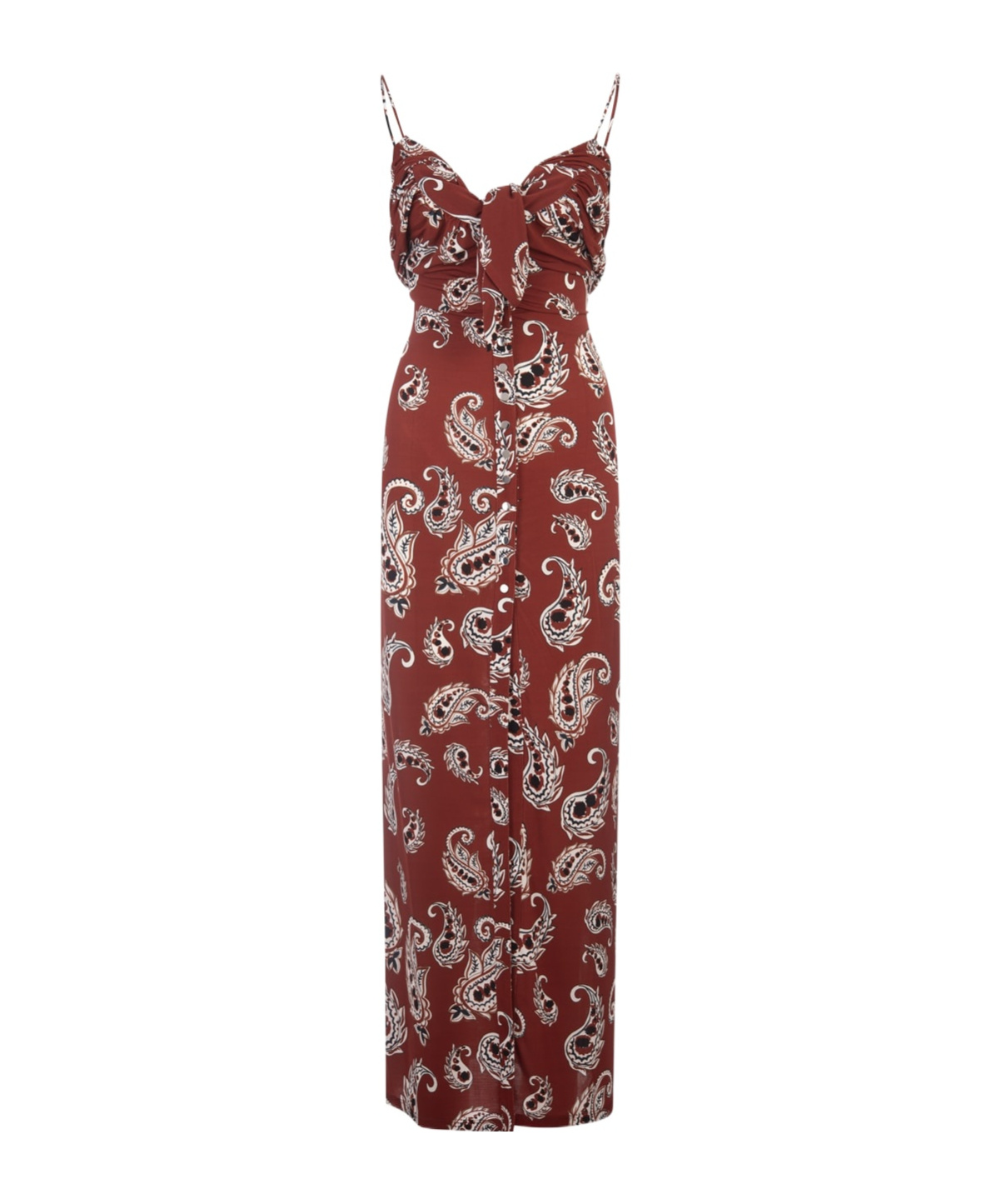 Paisley-print maxi dress