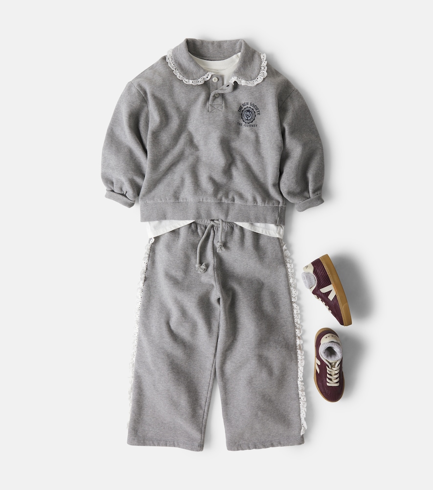 Ash cotton fleece sweatshirt