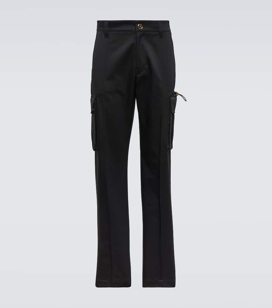 Cotton gabardine cargo pants