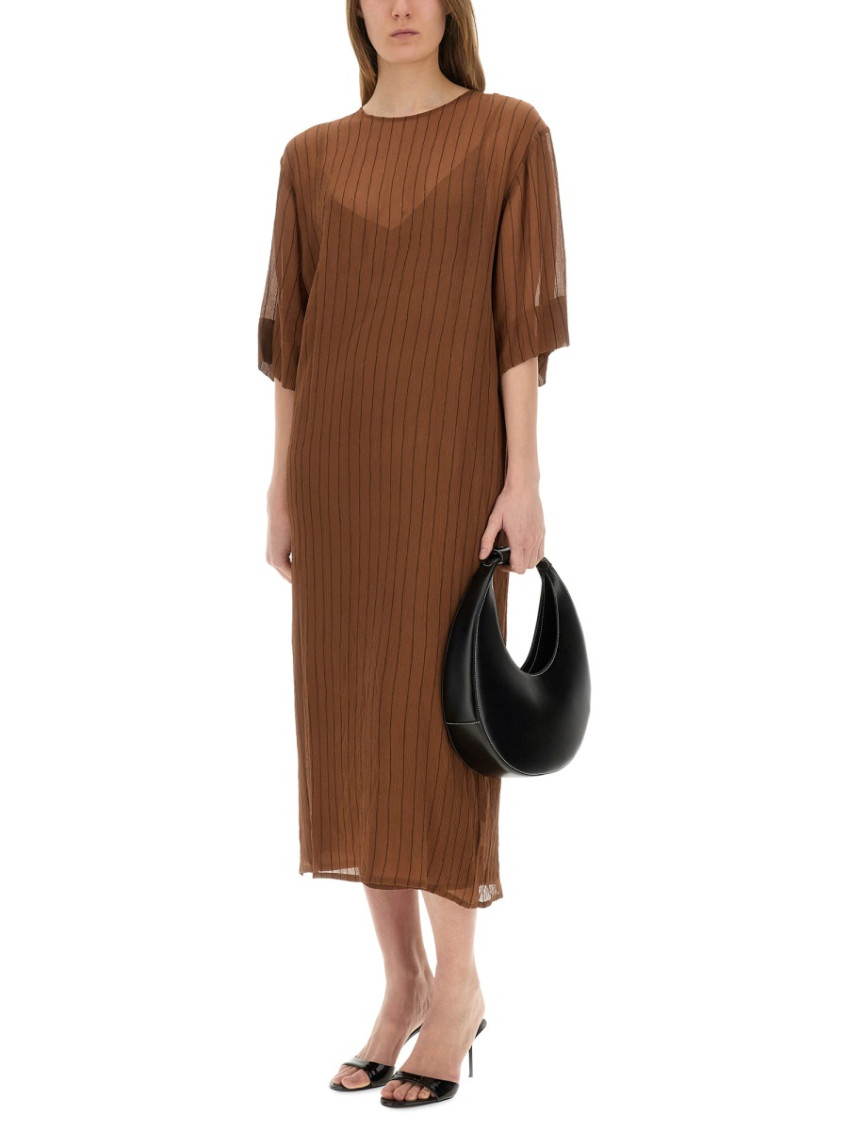 Silk Midi Dress