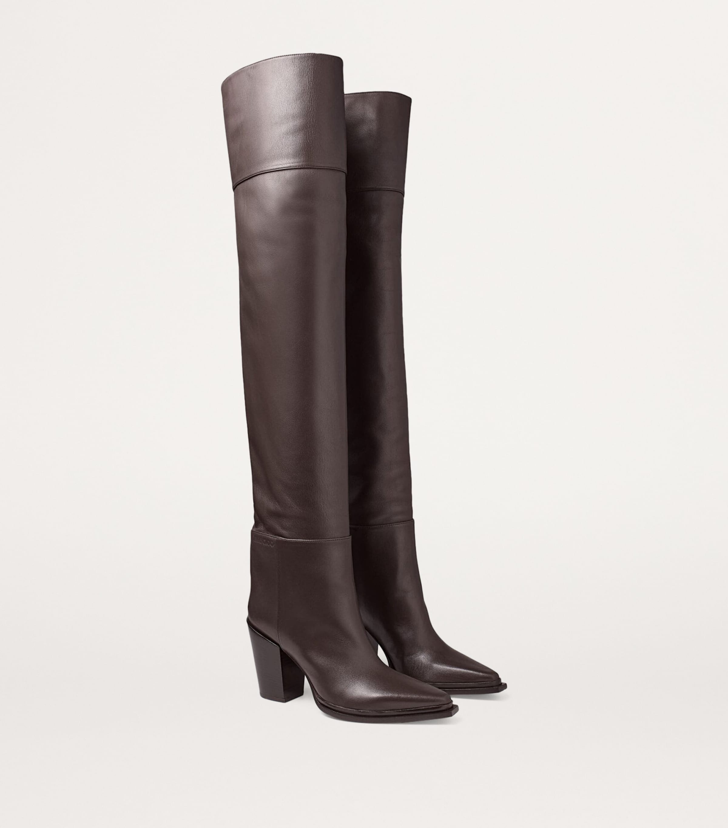 Cece 80 Leather Over-The-Knee Boots