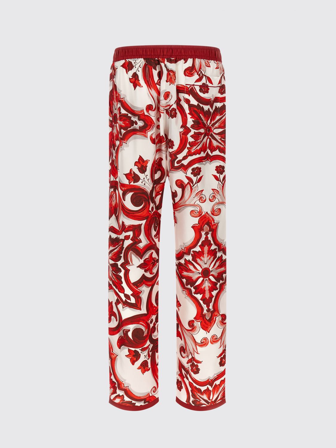 Pants Men color Red