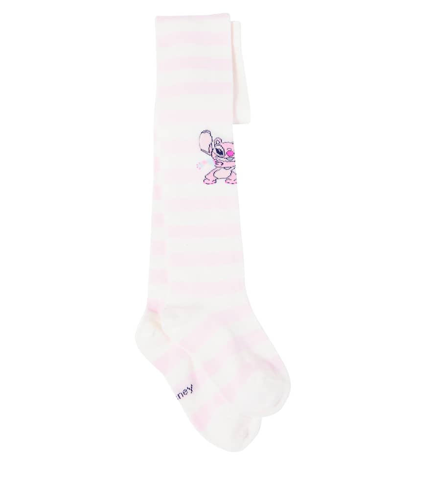 X Disney Stitch cotton-blend tights