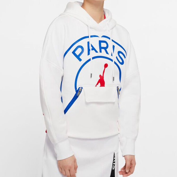 (WMNS) Air Brand AS W J PSG FLC Paris Saint-Germain Knit White