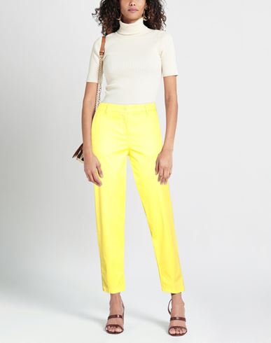 Jacob Cohёn Woman Pants Yellow Size 2 Cotton, Elastane, Polyester