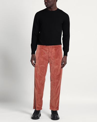 Man Pants Copper Size 40 Cotton, Lyocell, Elastane