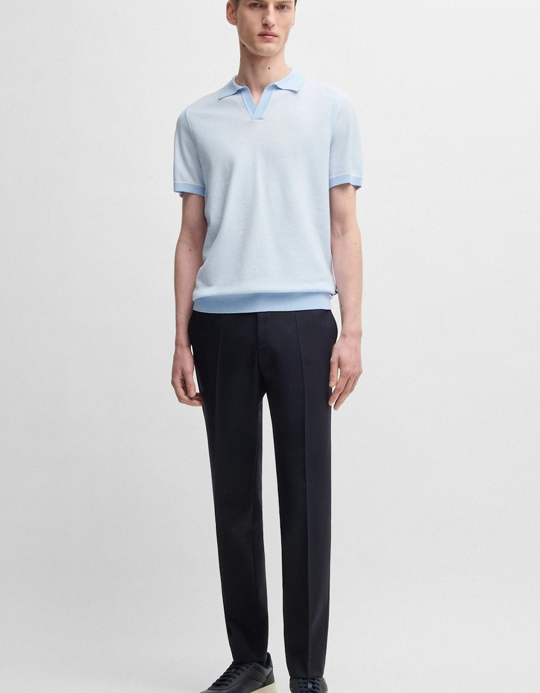 Hugo Boss Men's H Jianluca Sweater Blue - Size: 40/Regular