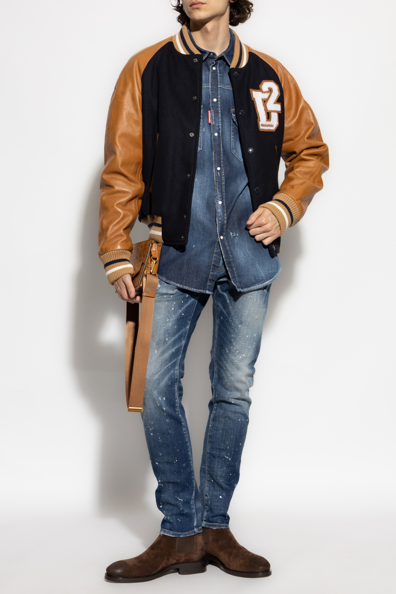 Denim Shirt, Men's, Navy Blue