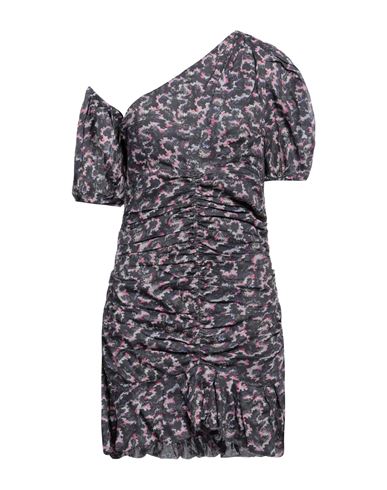Woman Short dress Steel grey