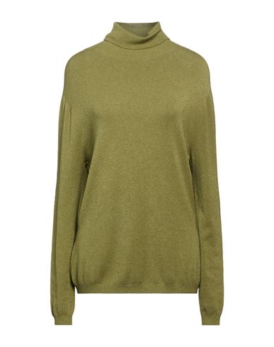 Woman Turtleneck Green Size 12