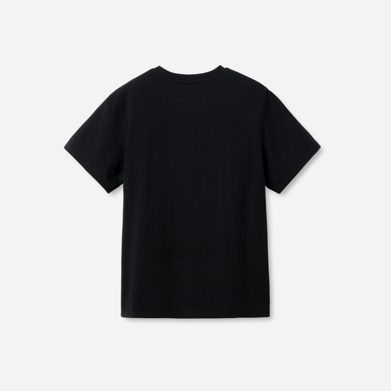 ® Bubble Logo Tee Cotton Tops in Tar