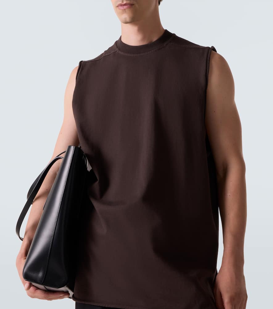 Jumbo cotton jersey tank top