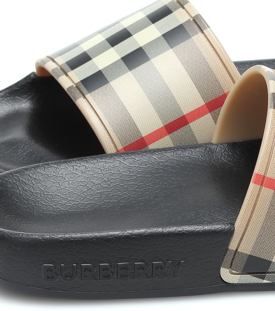 Burberry Kids Vintage Check slides