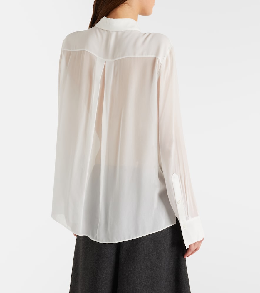 Sheer Twist georgette blouse