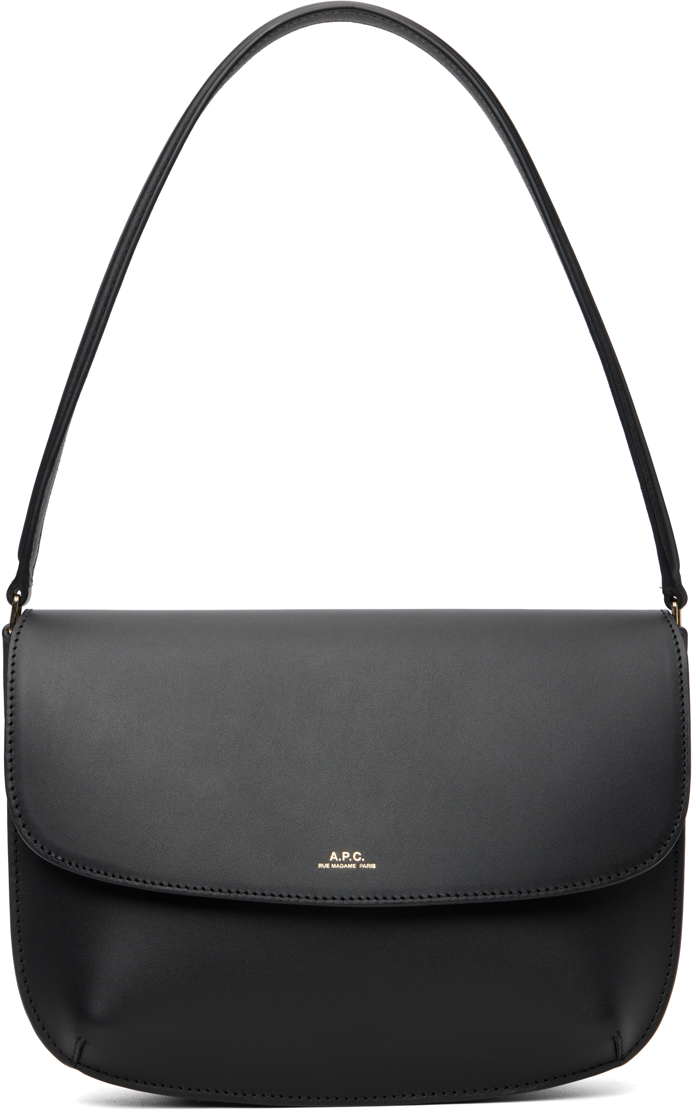 A. P.C. Black Sarah Shoulder Bag