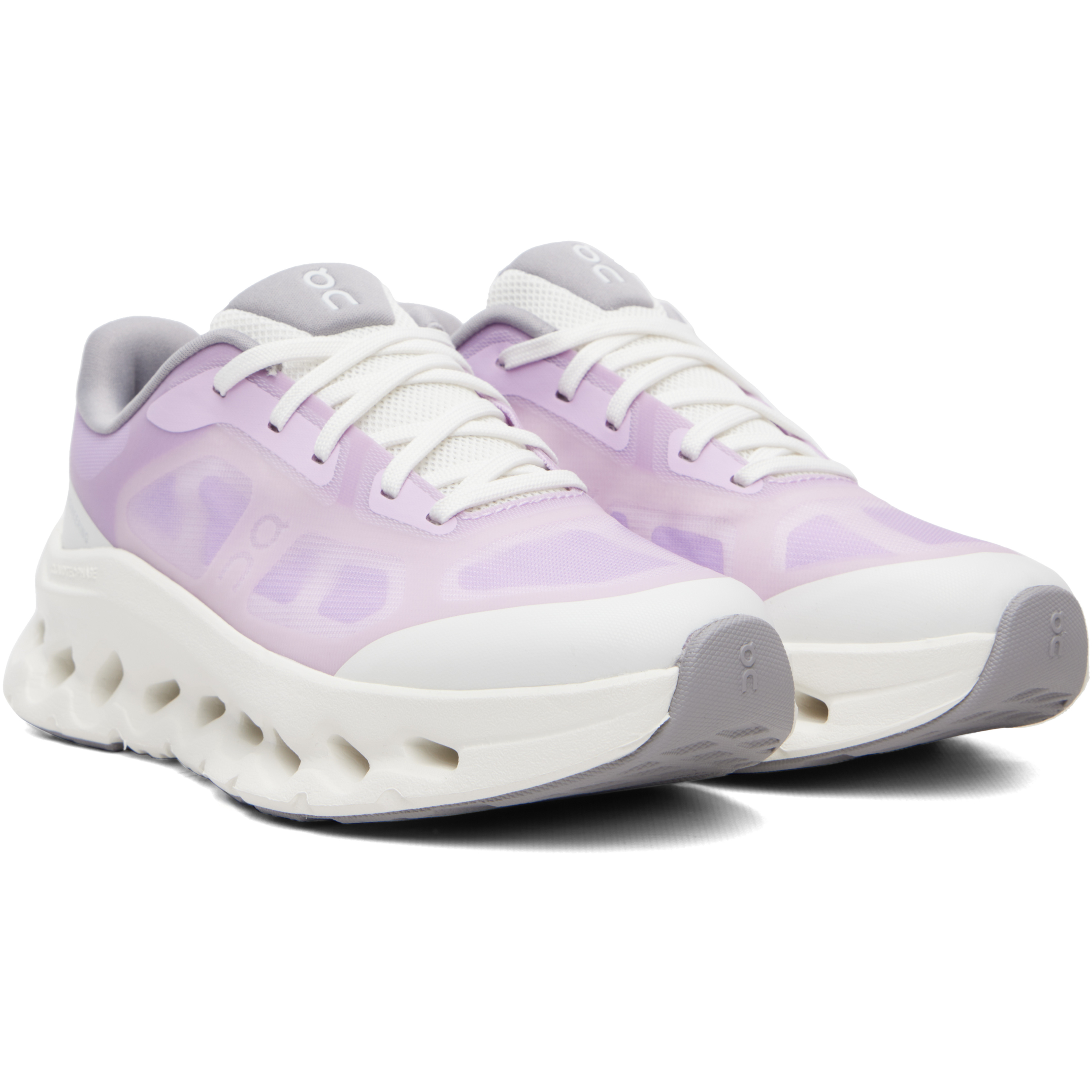 White & Purple Cloudtilt Remix Sneakers