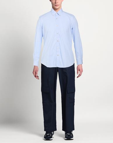 Man Shirt Sky blue Size 15 ½ Cotton, Polyester, Elastane