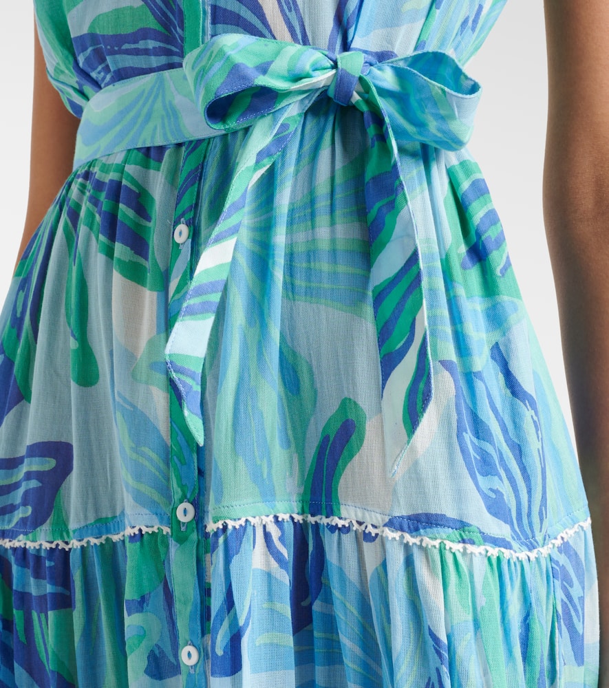 Kora printed cotton gauze maxi dress