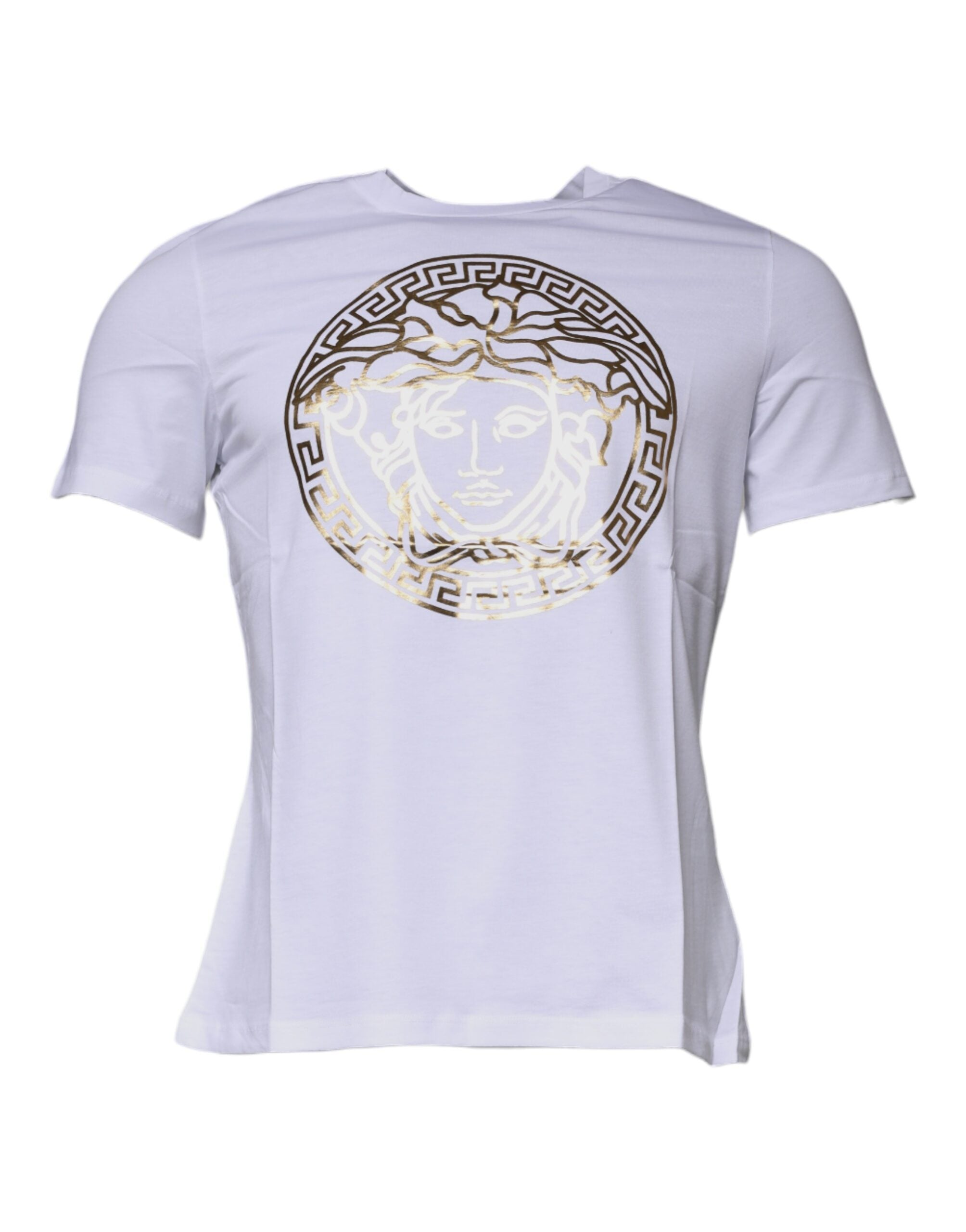 Medusa Logo-Print T-Shirt — White