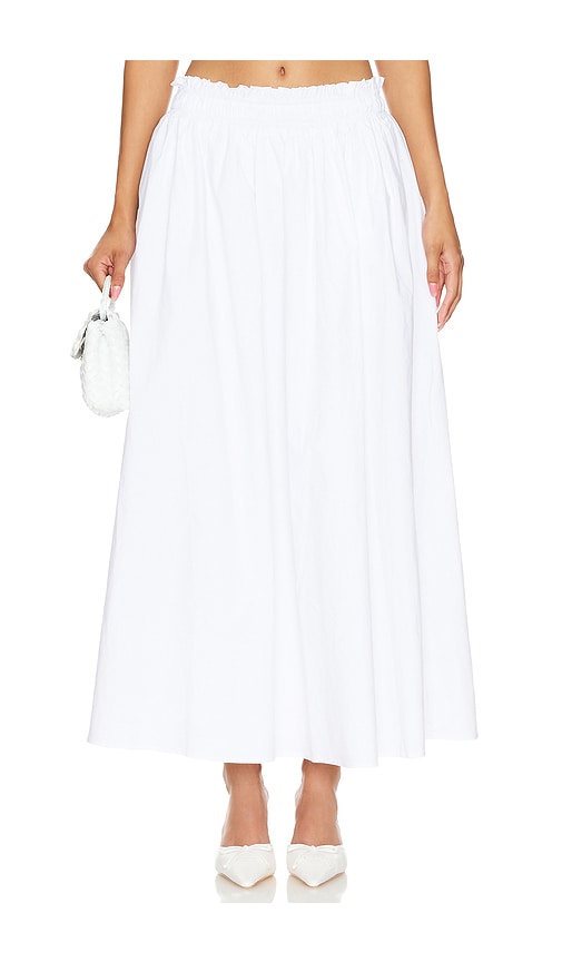Tularosa Donna Maxi Skirt in White.  XL. Also in