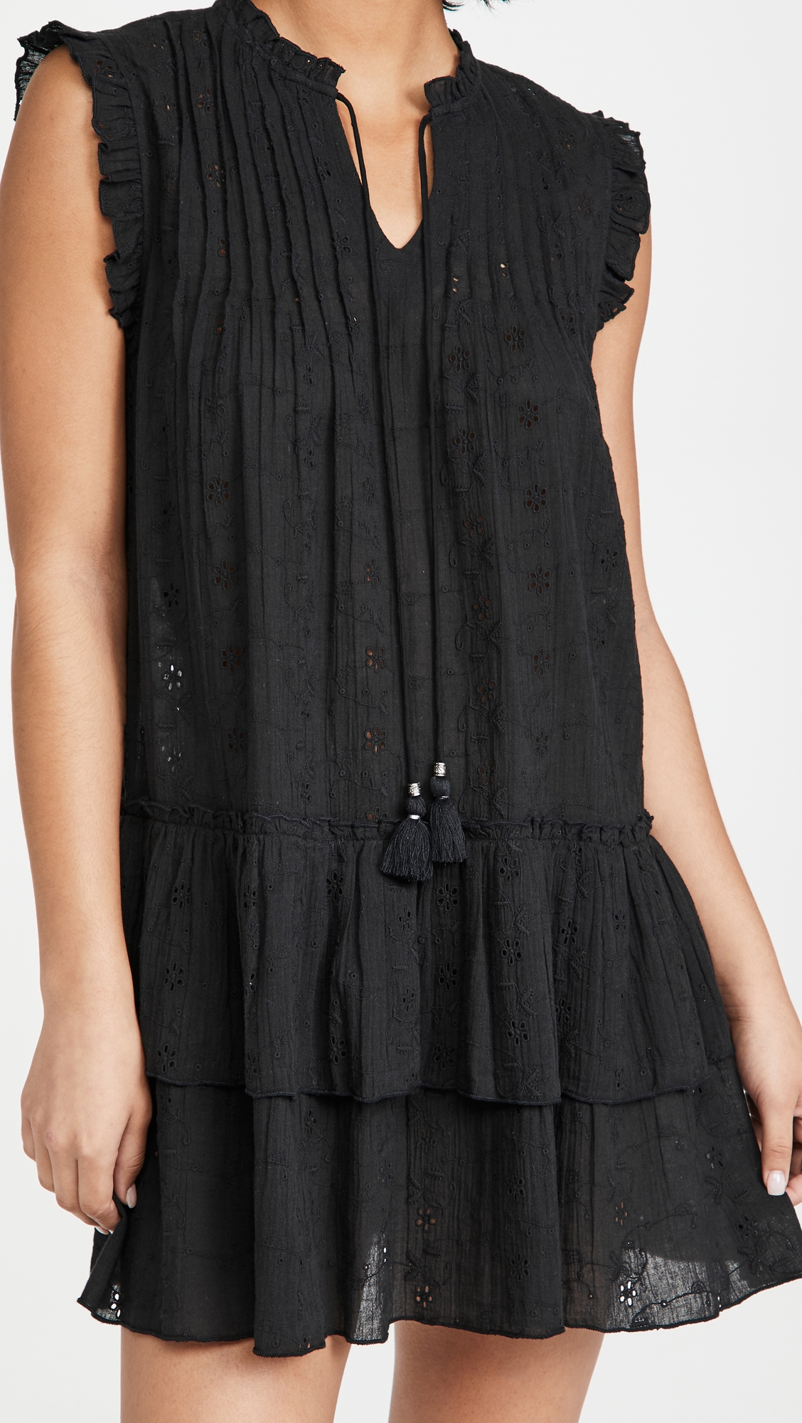 Eyelet Dress Black