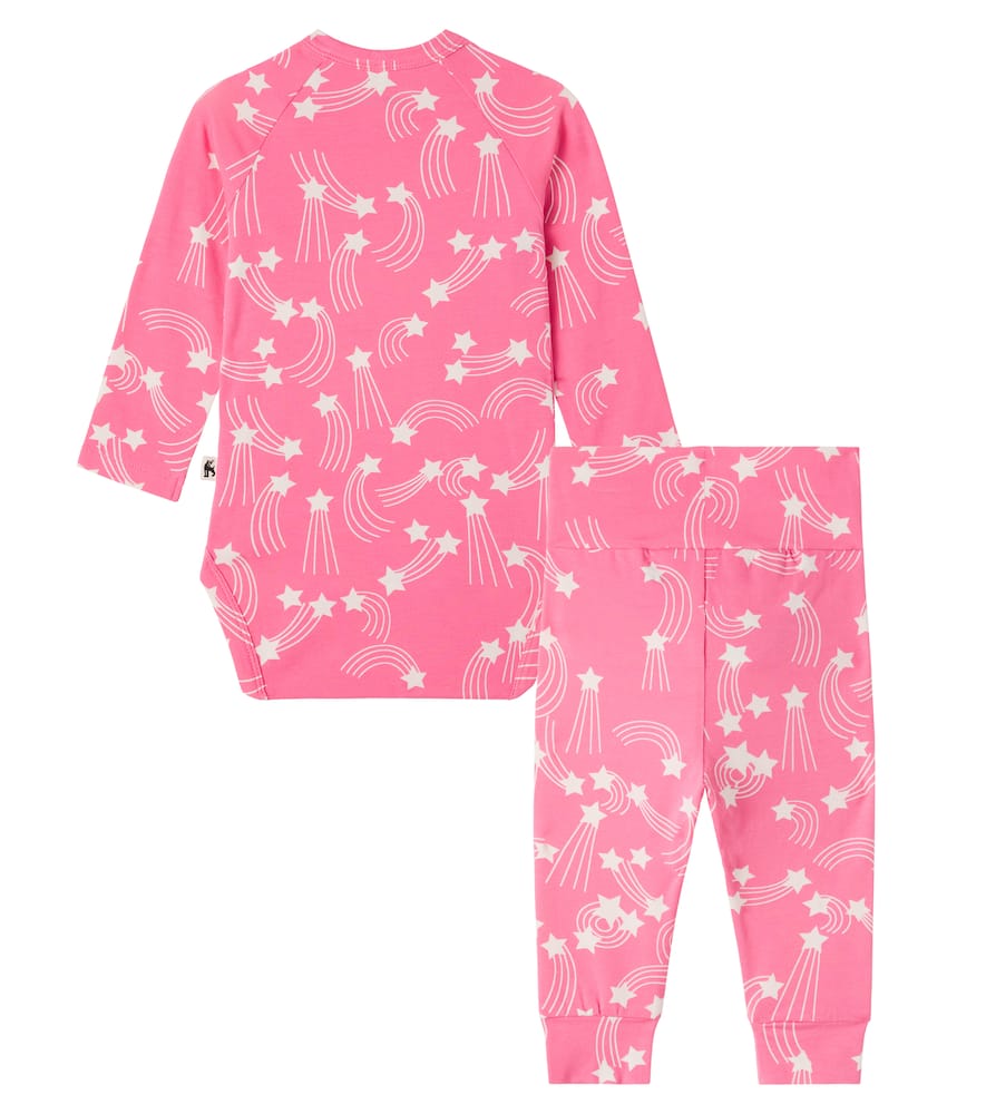 Baby printed bodysuit and leggings set