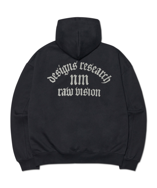 R. V ARCH LOGO HOODED ZIP-UP