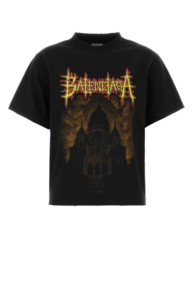 Balenciaga - medium fit t shirt crew neck graphic